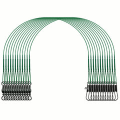 Narcissus wire leaders in 7-inch size with swivels and snaps