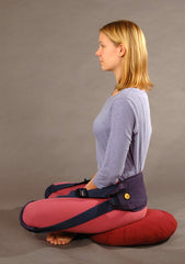 Nada Chair SportBacker in use at stadium seating helps upright posture.