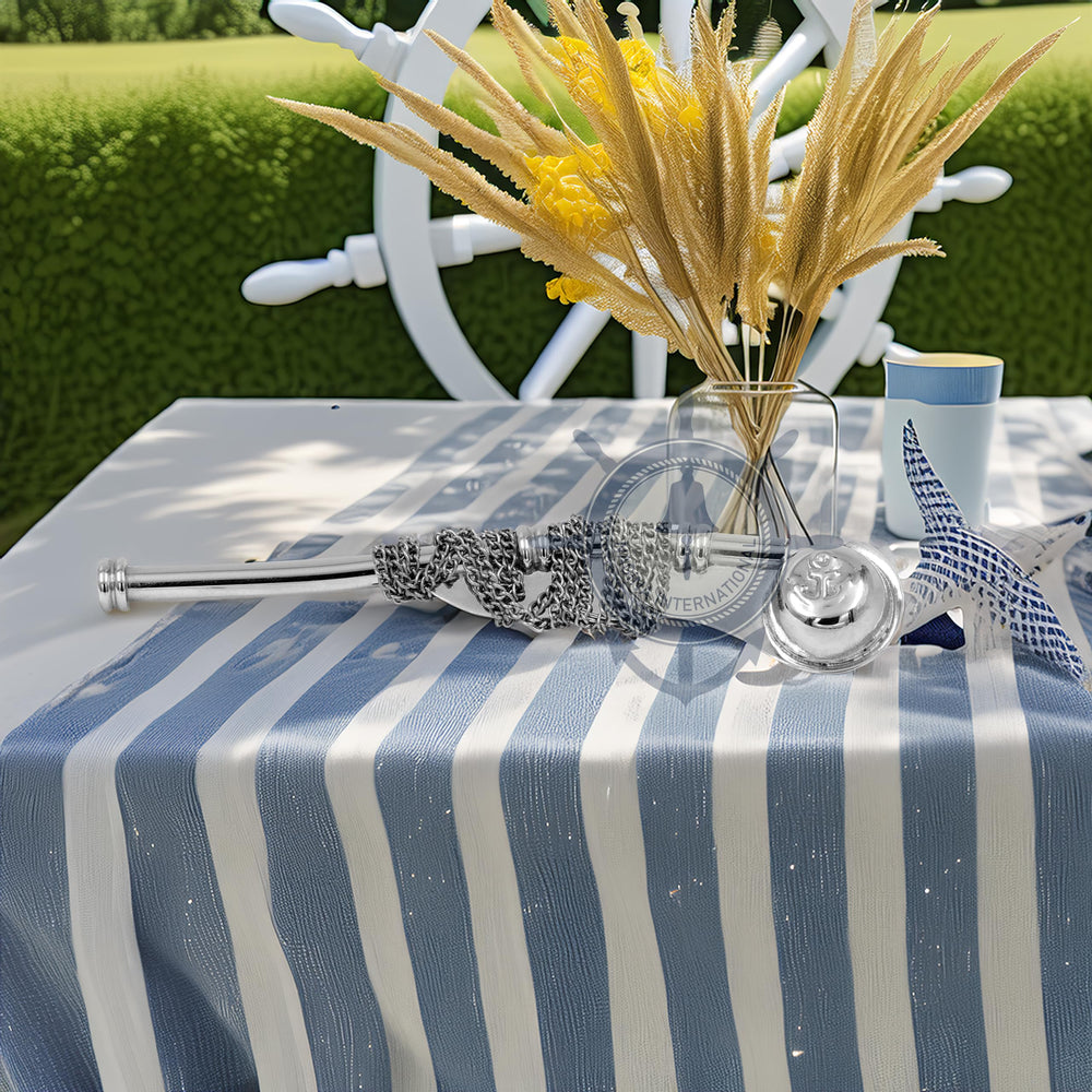 Nagina International display-ready whistle shows authentic maritime look for collectors