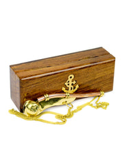 Nagina International polished brass chain enables secure, decorative mounting