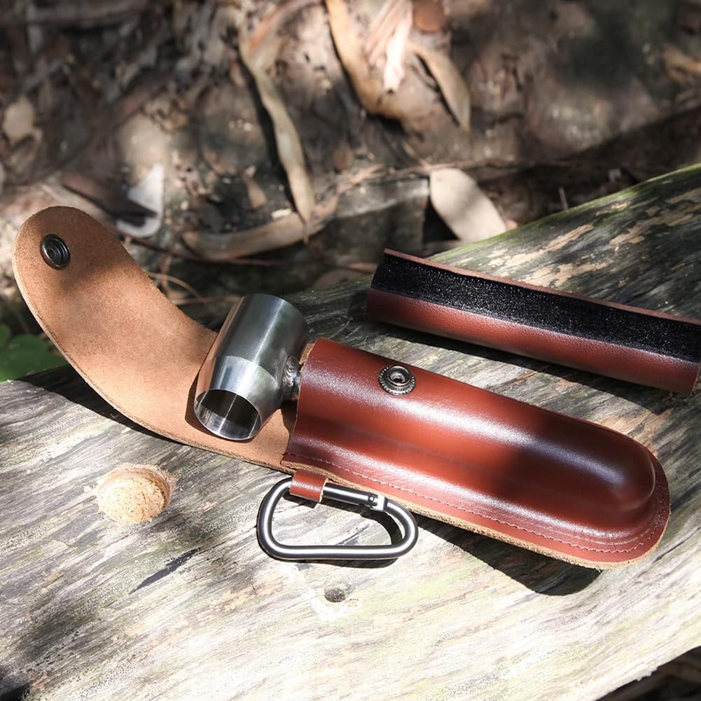 Naiveferry Bushcraft Hand Auger Wrench suitable for wood projects like fish traps and planters.