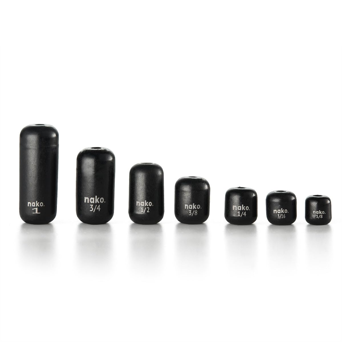 Nako half-ounce tungsten barrel weight for Carolina rigs, eco-friendly and sensitive.