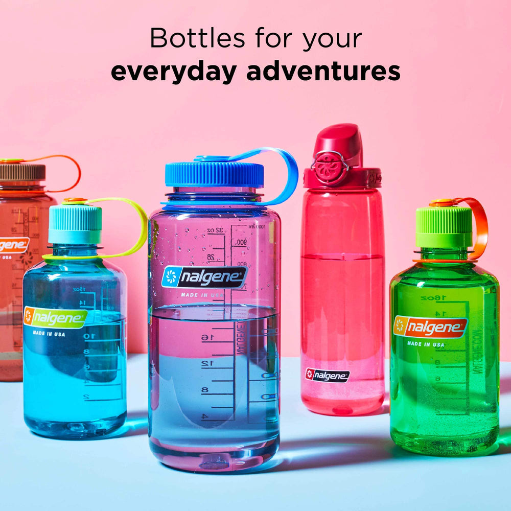 Nalgene 4-Ounce case used outdoors for dry snacks during hiking trips.