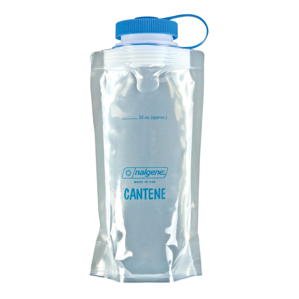 Nalgene cantene 32oz front view showing rugged build for outdoor adventures