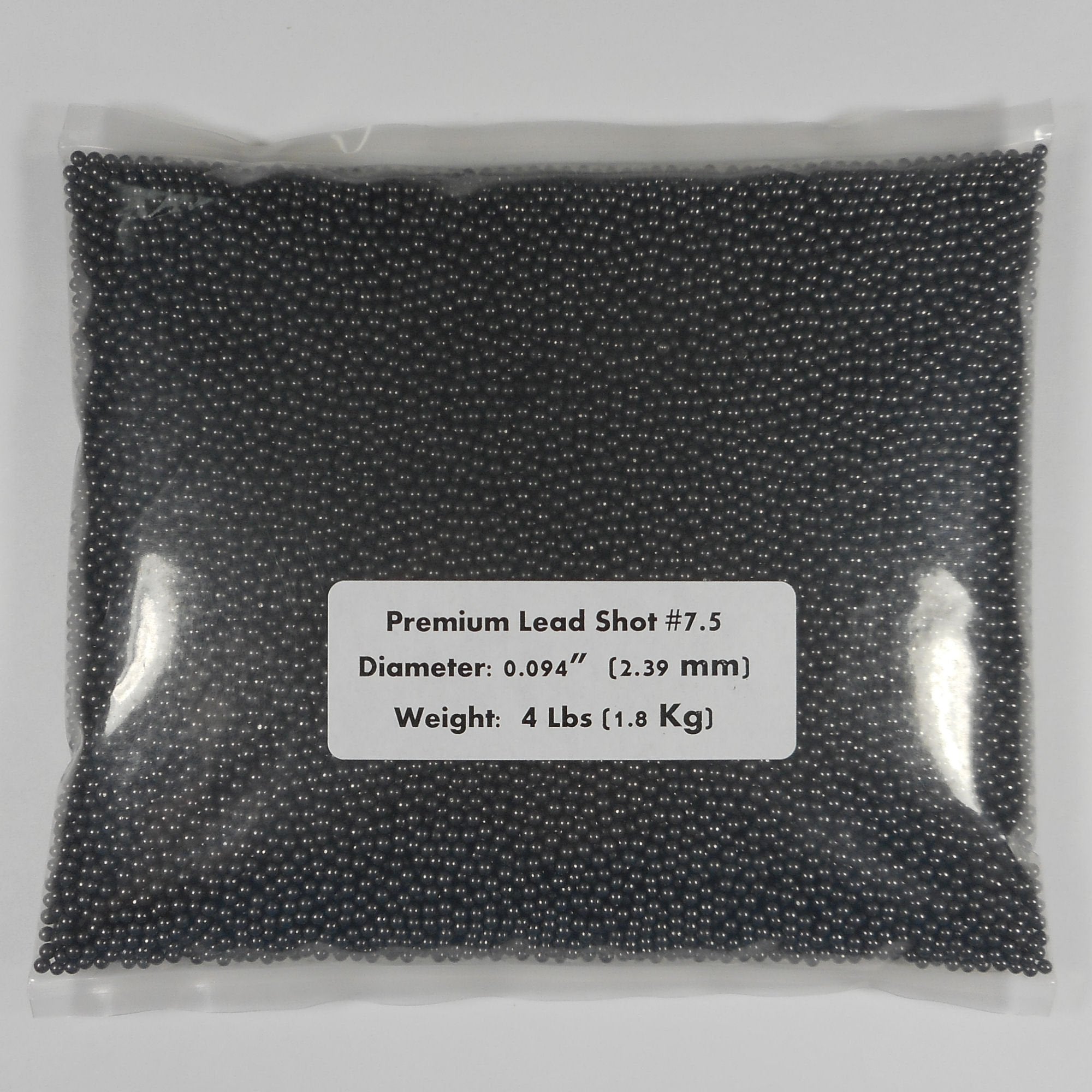 NANQUAN lead shot balls 7.5 bag close-up showing dense, consistent weight for projects