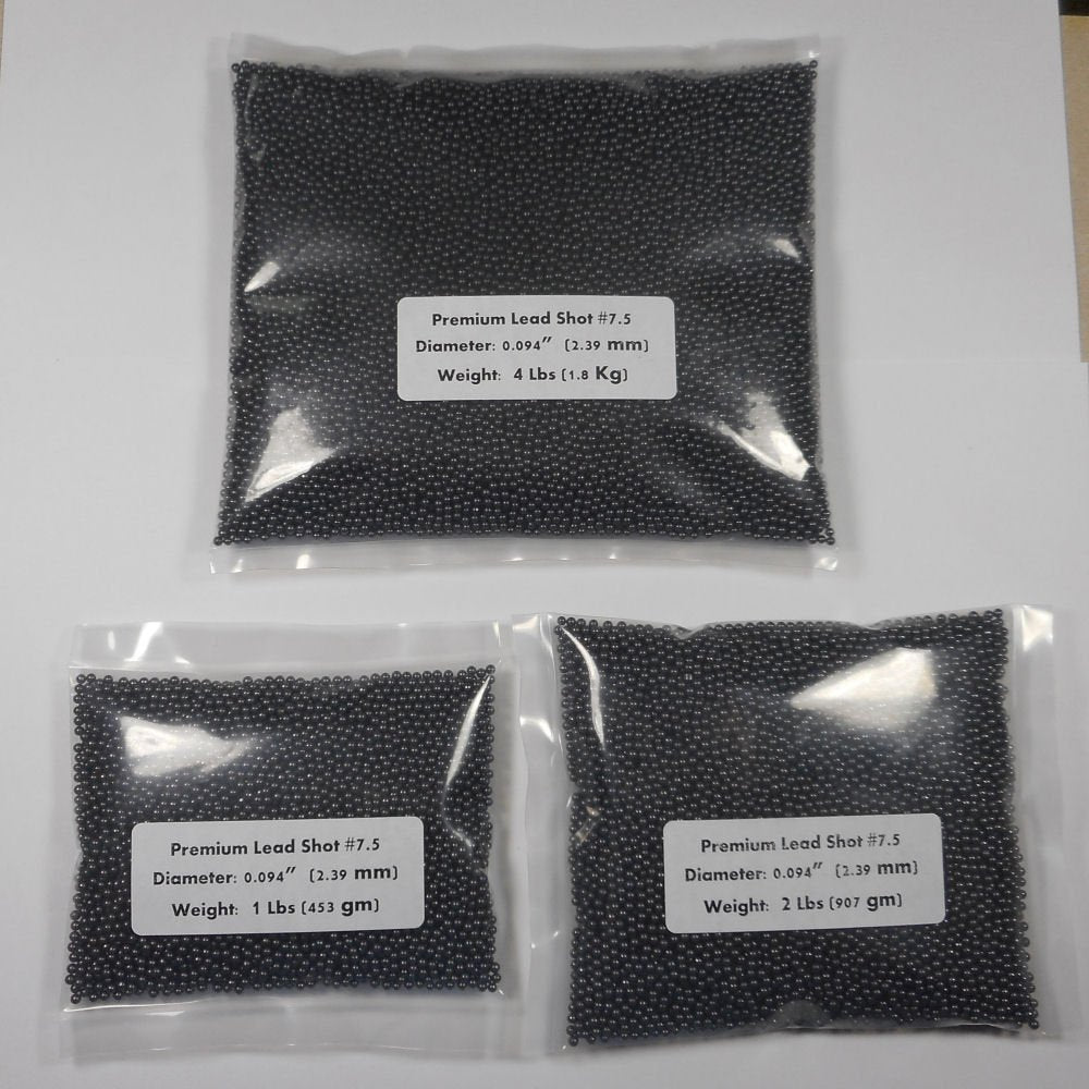 NANQUAN lead shot balls close-up, round shape ensures even flow and fill