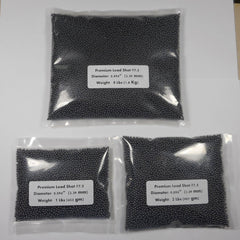 NANQUAN lead shot balls close-up, round shape ensures even flow and fill