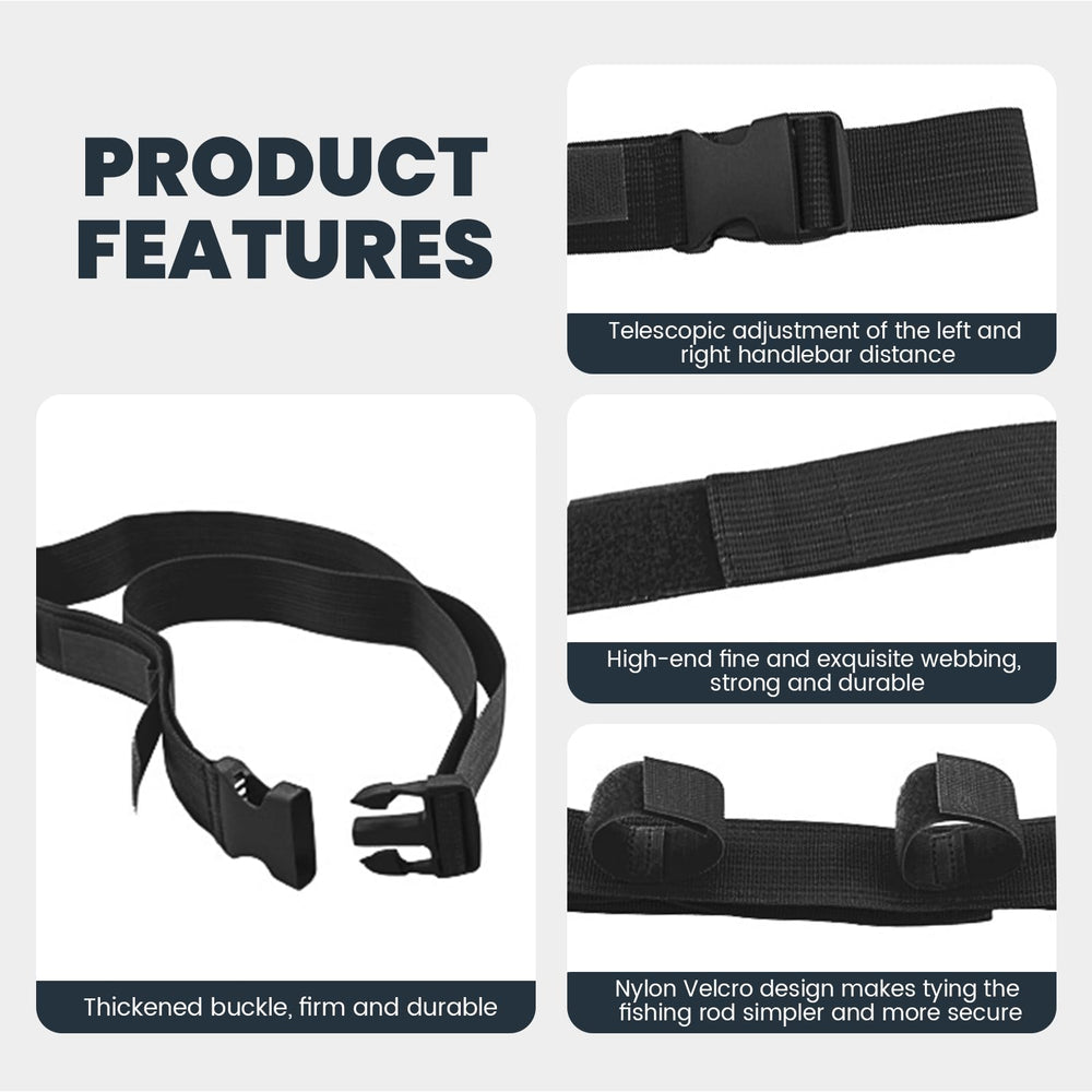 Heavy-duty nylon belt with snap buckle