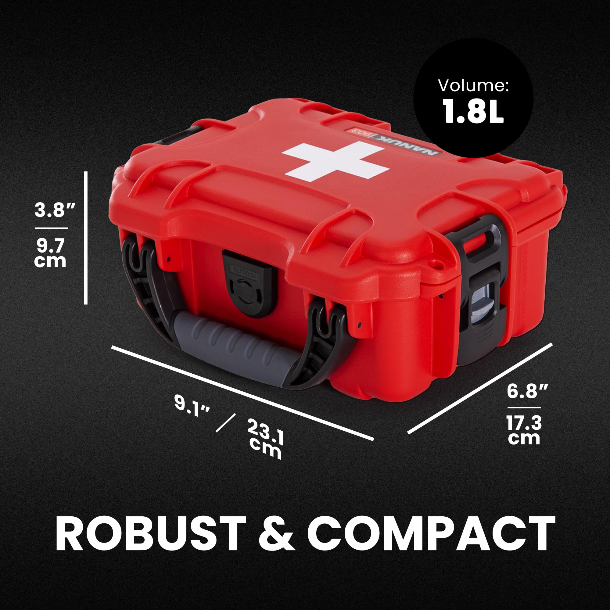NANUK 903 floating capability keeps the kit safe on water adventures.