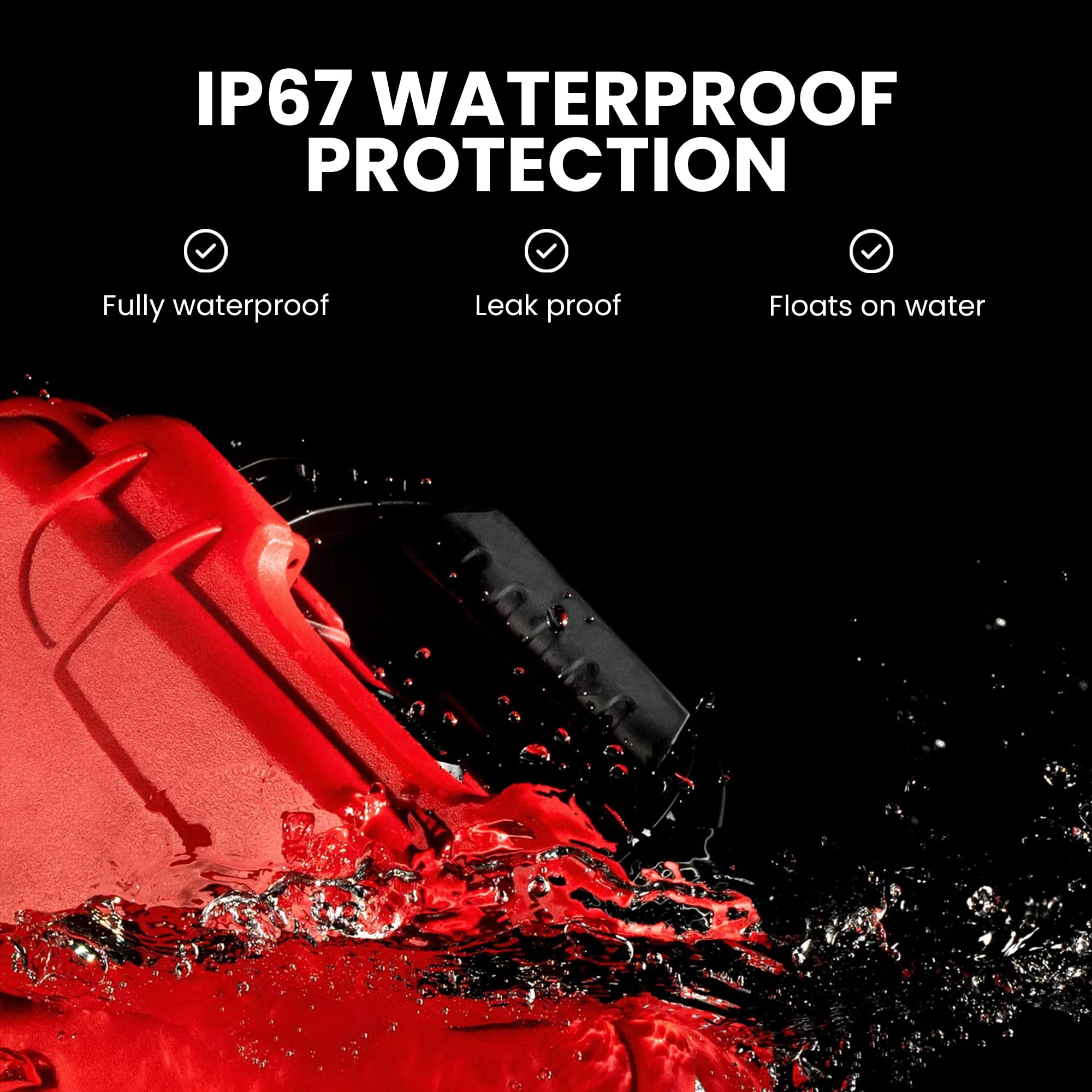 NANUK 903 lid open, quick-access medical kit for emergencies.