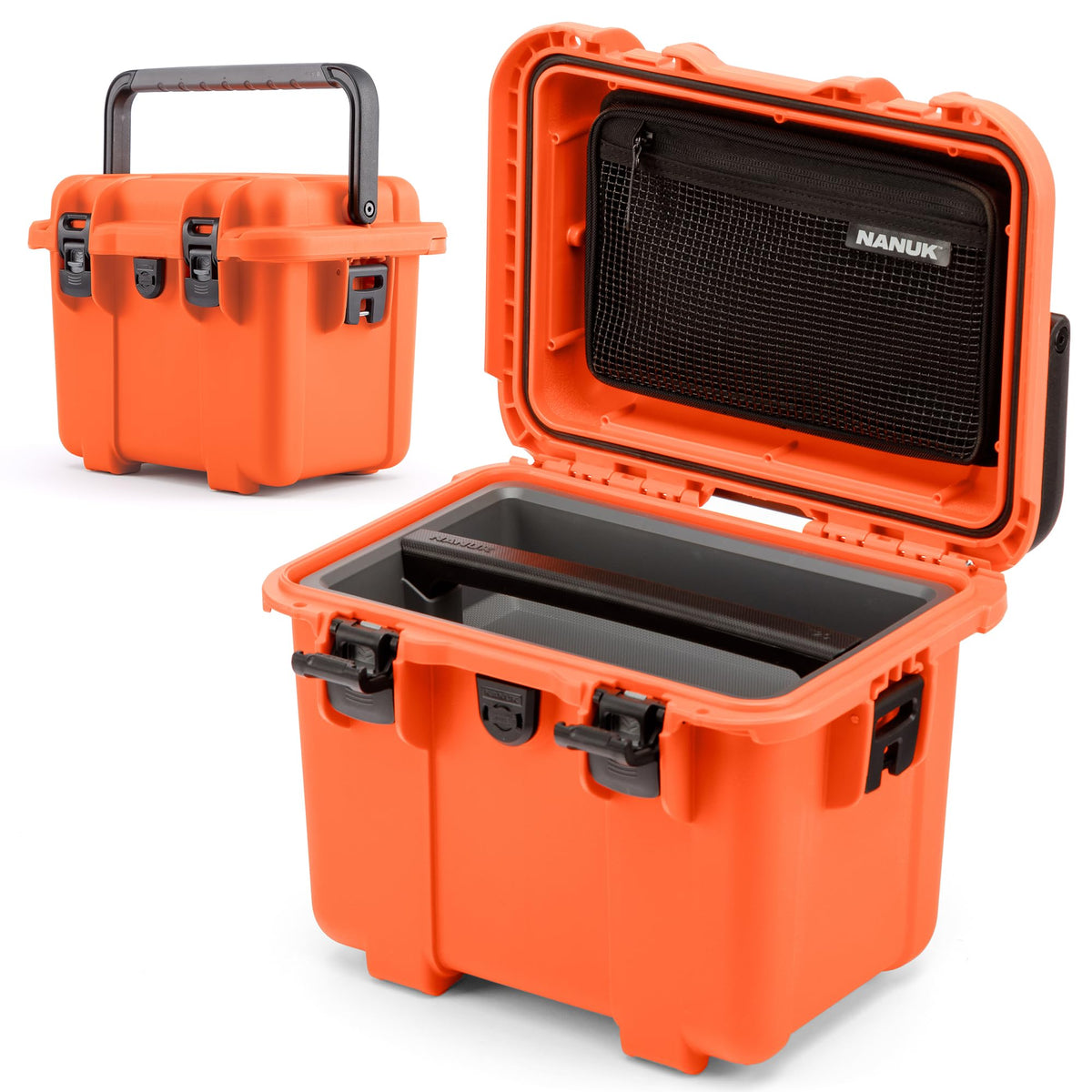 NANUK Trail 10-11.2L front view highlights compact rugged storage for outdoors.