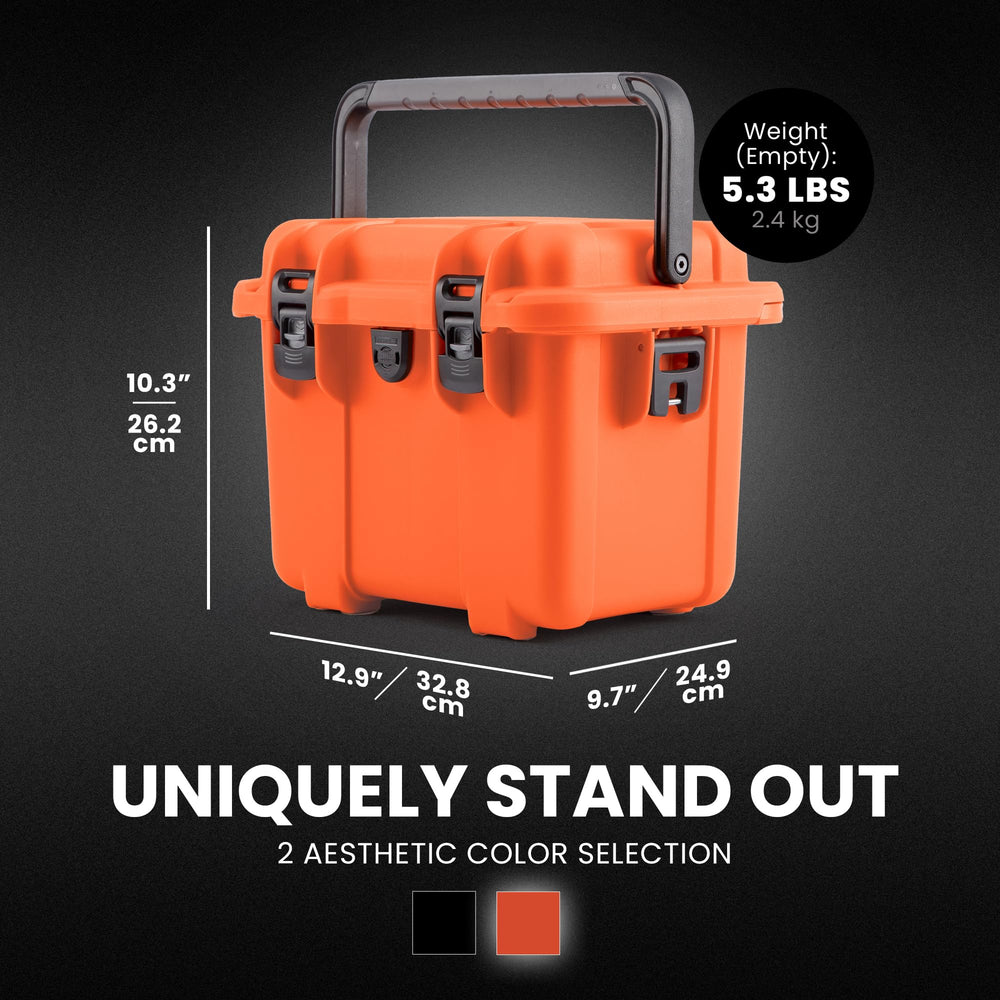 NANUK Trail 10-11.2L interior mesh lid organizer helps keep small items sorted.