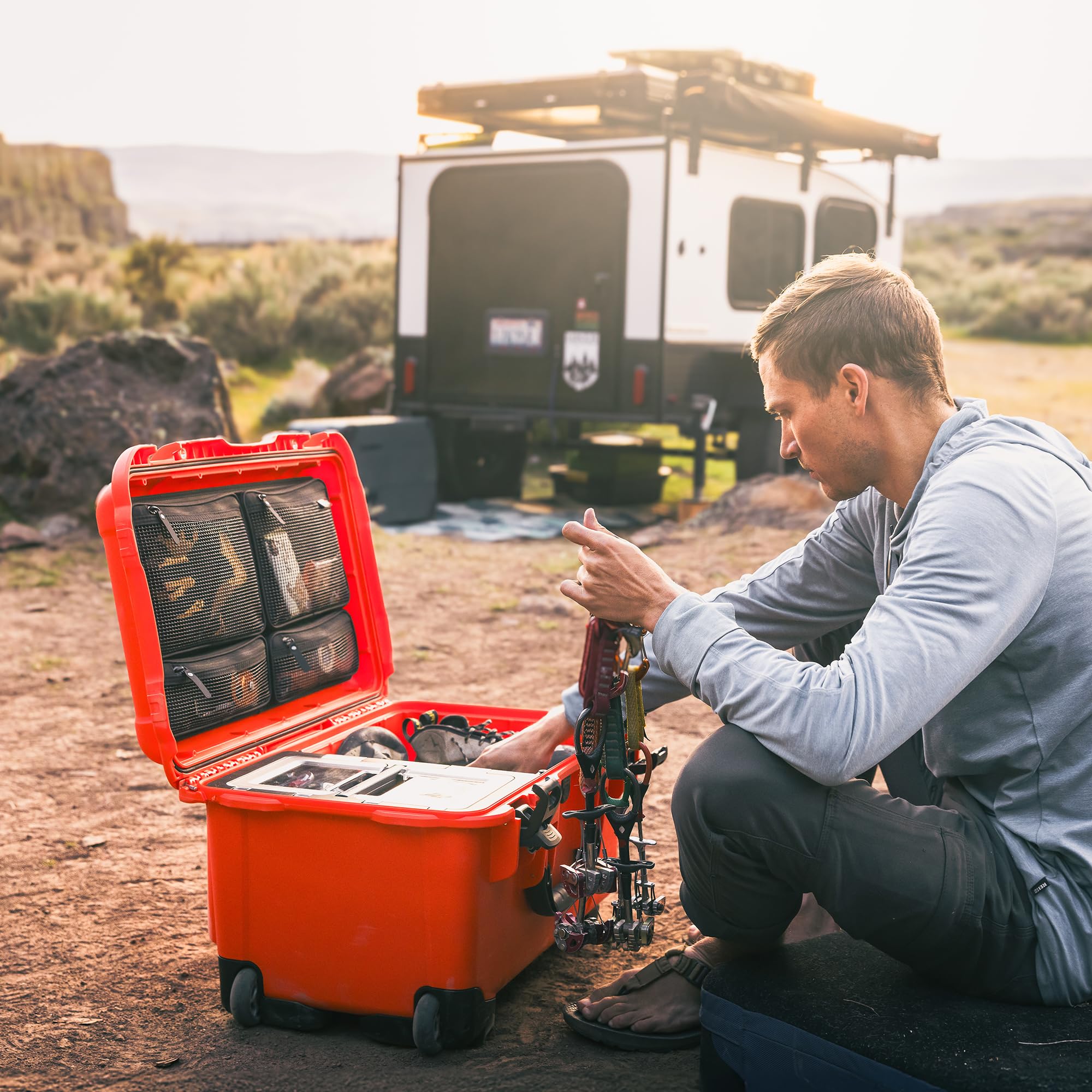 NANUK Trail 50 roller transport system eases moving gear