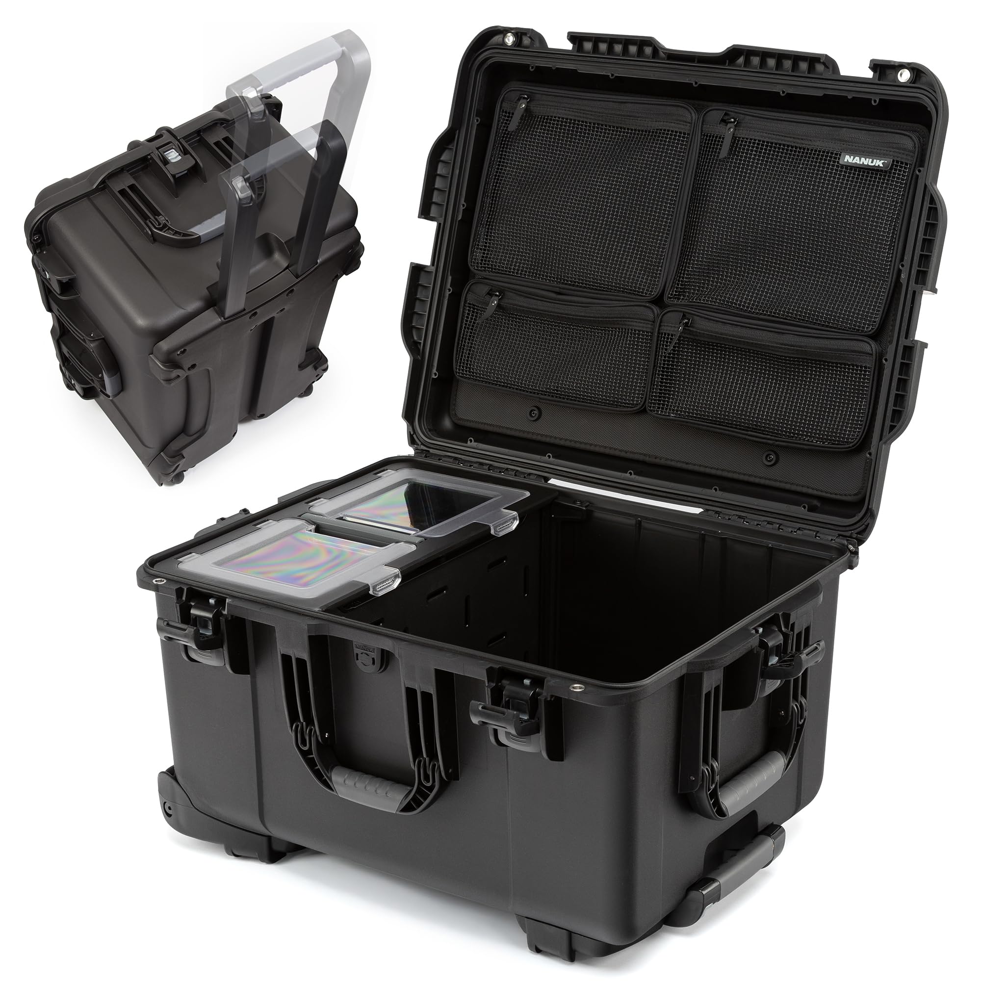 NANUK Trail 80 exterior black storage case with lid closed
