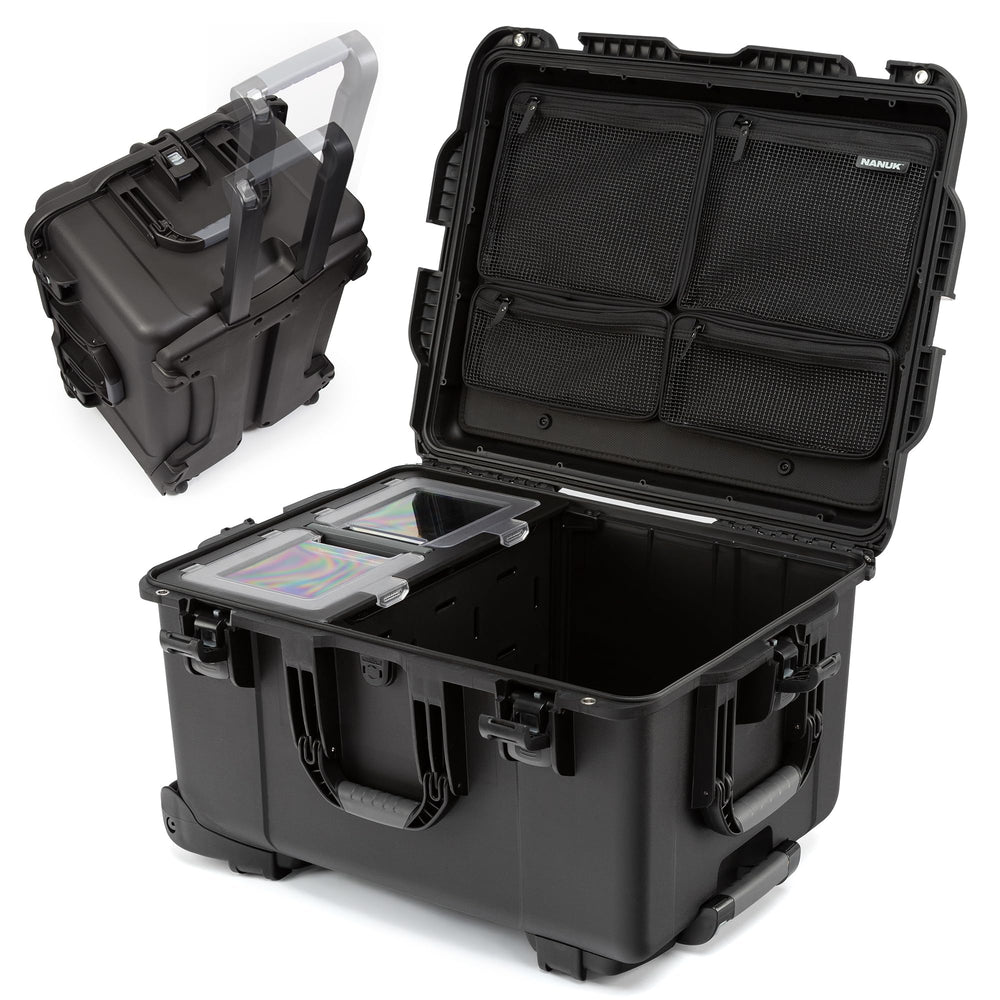 NANUK Trail 80 exterior black storage case with lid closed