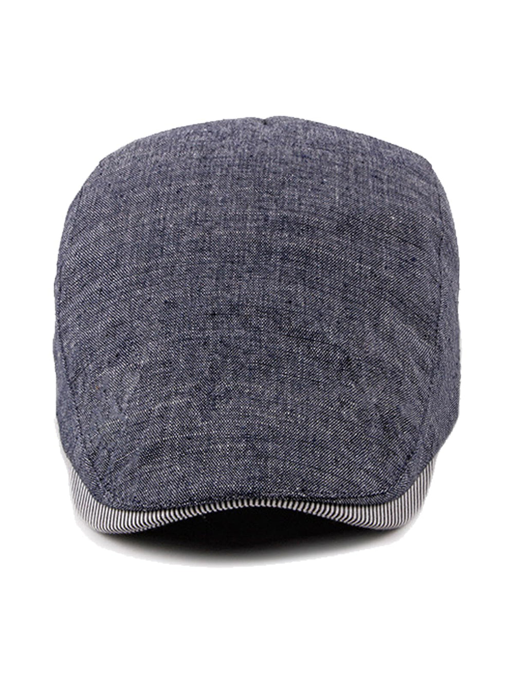 Nanwansu Men's Newsboy Cap Ivy Cotton Flat Hat Blue - Left Side