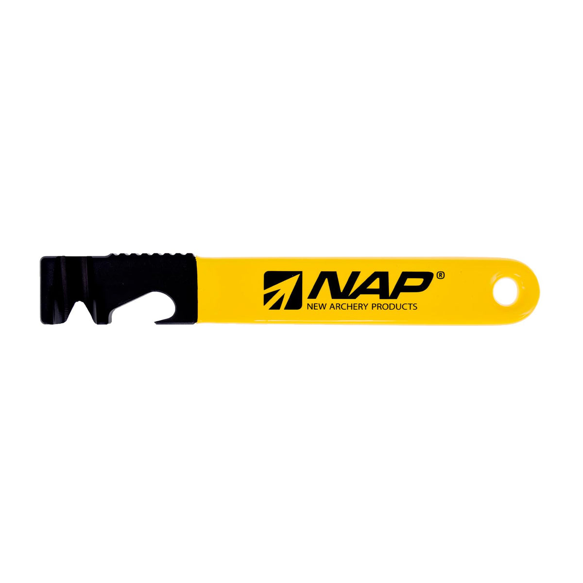 NAP QuickStrip Arrow Fletching Stripper product image showing anti-slip grip