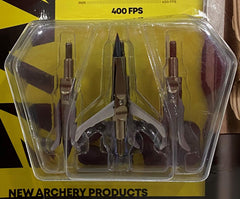 New Archery Products Spitfire MAXX 100-grain broadhead in flight delivering clean entry