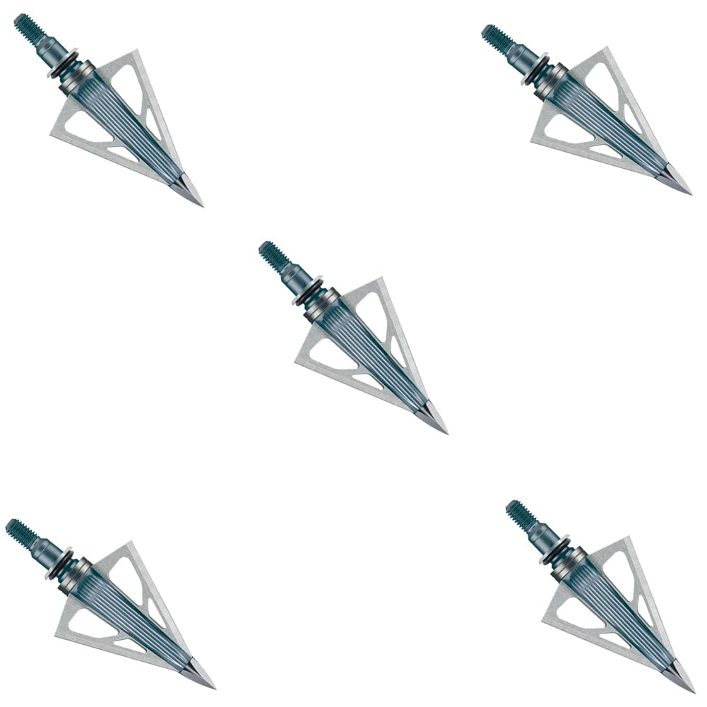 New Archery Products Thunderhead 100 broadhead pack front view shows fixed-blade reliability for fast bows.