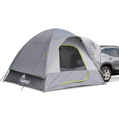 Napier Backroadz SUV Tent exterior shows quick setup and secure vehicle hug.