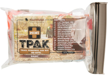 North American Rescue Mini T-PAK with waterproof LokSak bag for rugged outdoor use