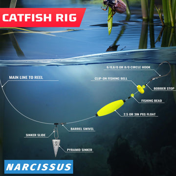 Versatile hooks configuration: 5/0 circle hooks with 6/0 and 8/0 singles and doubles