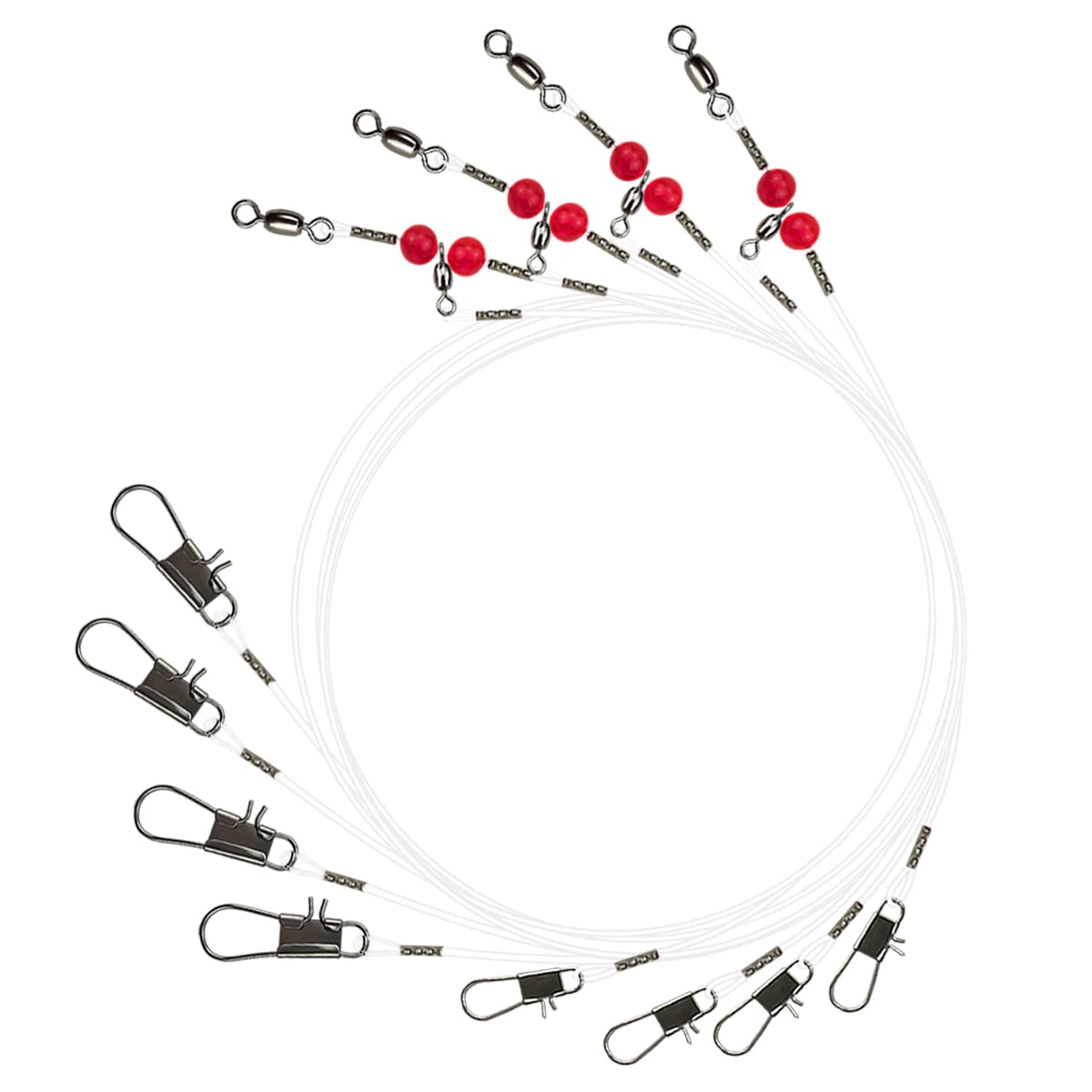 Narcissus double-drop saltwater rig - front view (24-pack)