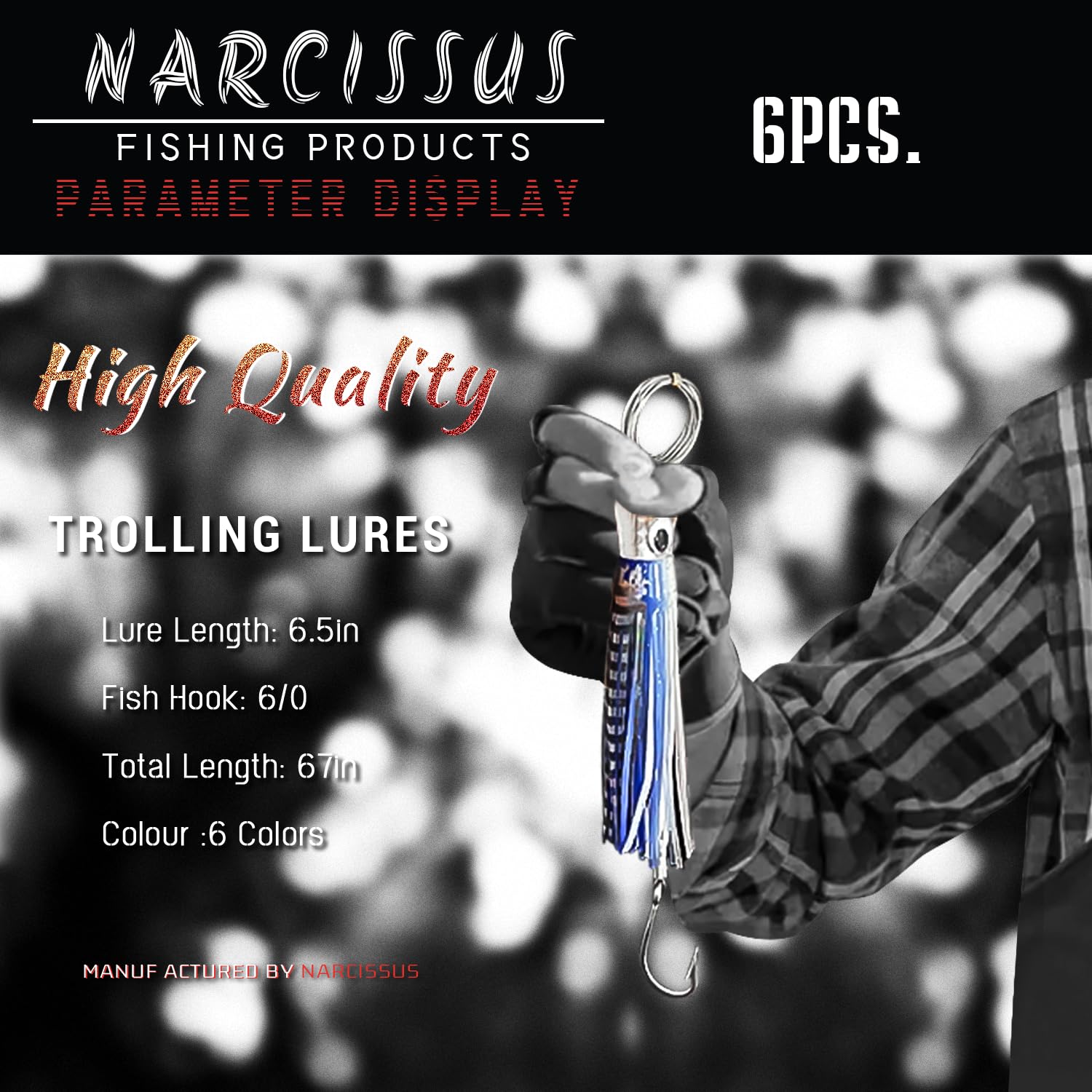 Narcissus mesh-storage-bag keeps lures organized on board