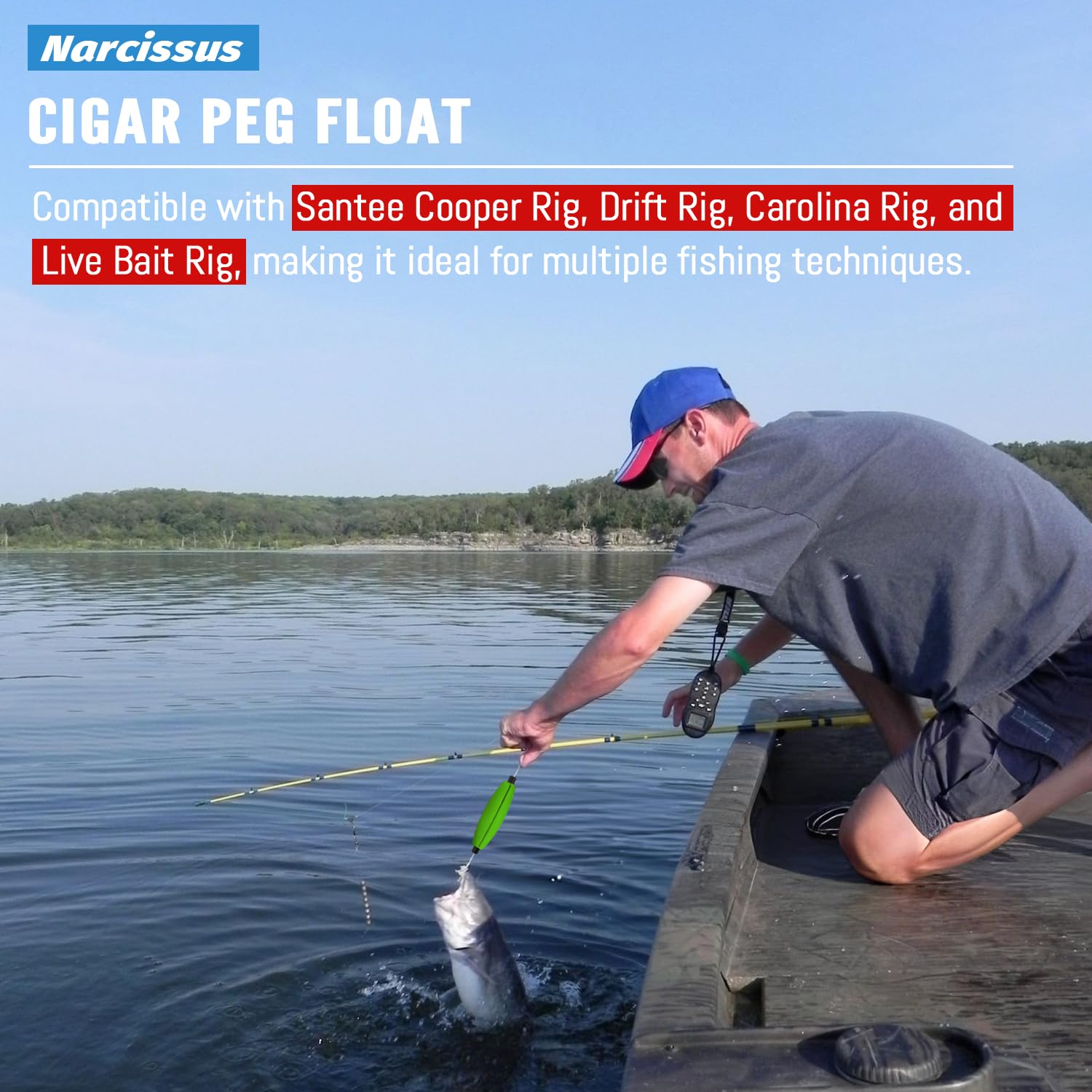 Narcissus slotted peg float multi-pack options 18-pack and 27-pack
