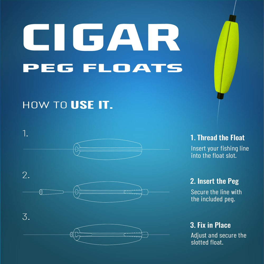 Narcissus slotted peg float 2.5 inch in green color