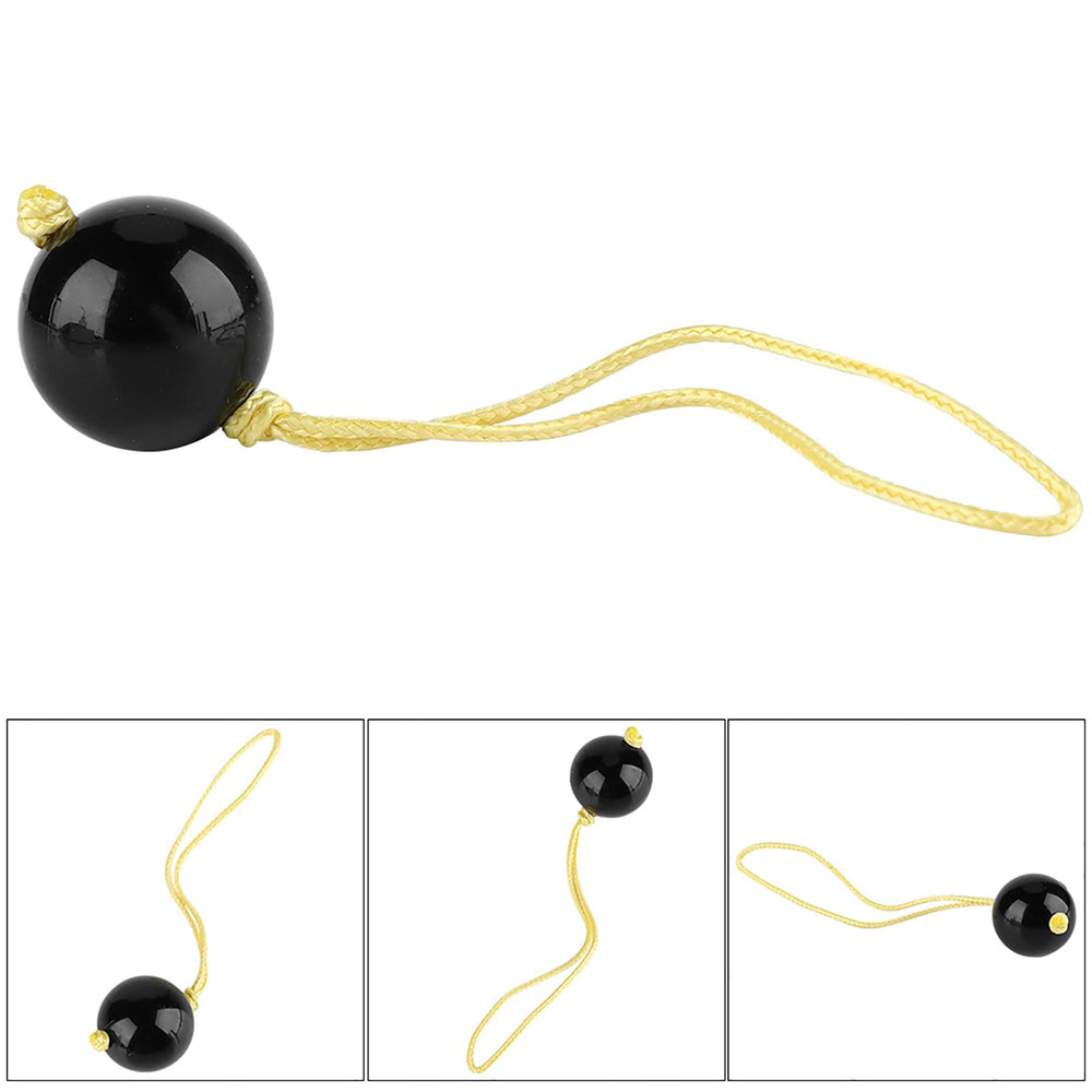 Naroote plastic material retriever ball shown for durability