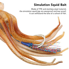 Naroote Octopus Jig thick tentacles heighten action and hookups.