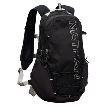 Nathan Crossover 15L hydration pack front view for on-the-go hydration and quick access.