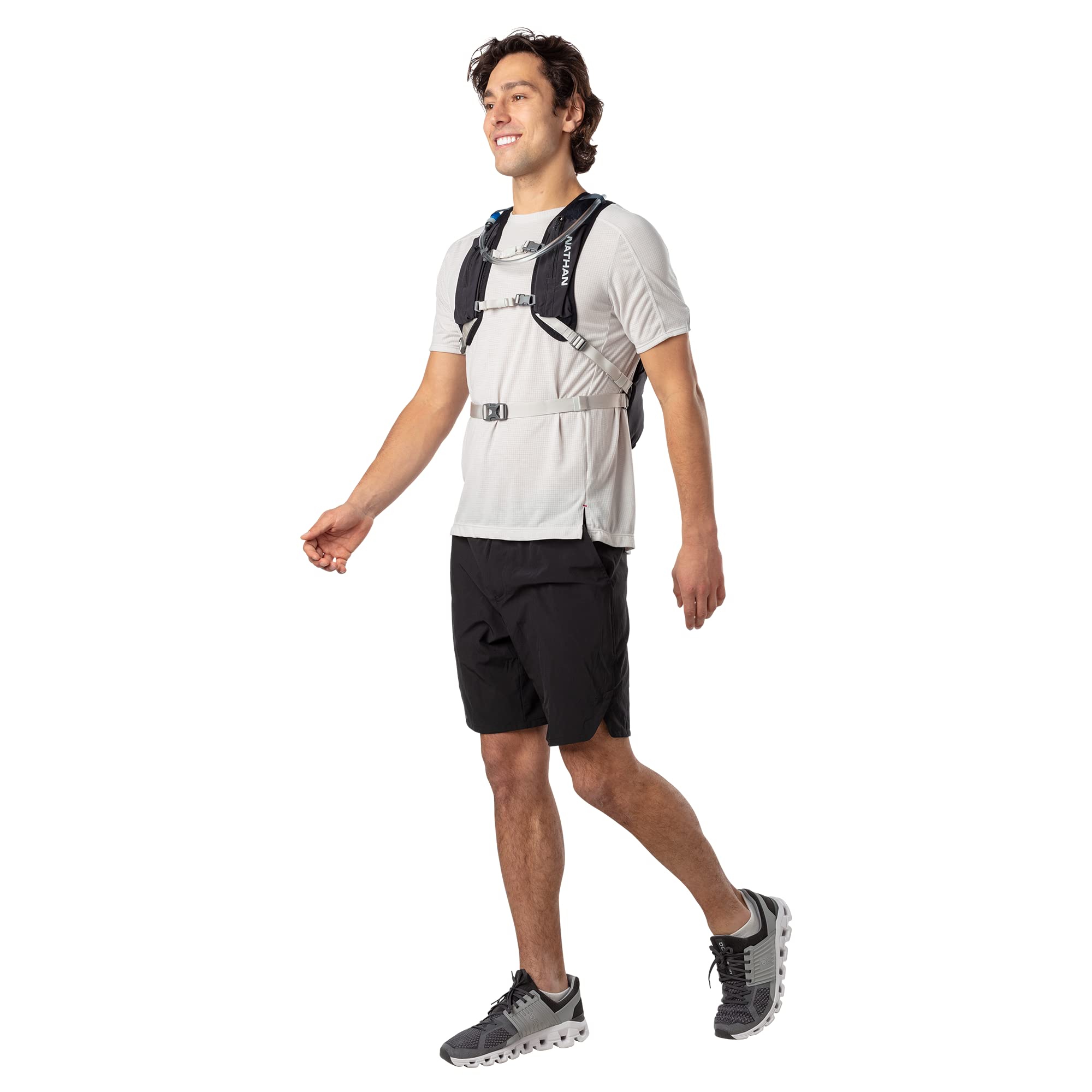 Nathan Crossover 15L hydration pack main compartment ready for gear and daily essentials.