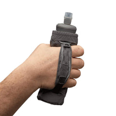 Nathan ExoDraw & ExoShot 2.0 handheld ergonomics support secure grip on long runs.