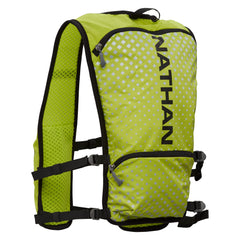 Nathan Hypernight QuickStart 4L pack features breathable, chafe-free straps for comfort.
