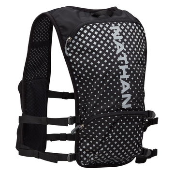 Nathan Hypernight reflective strap boosts visibility at night.