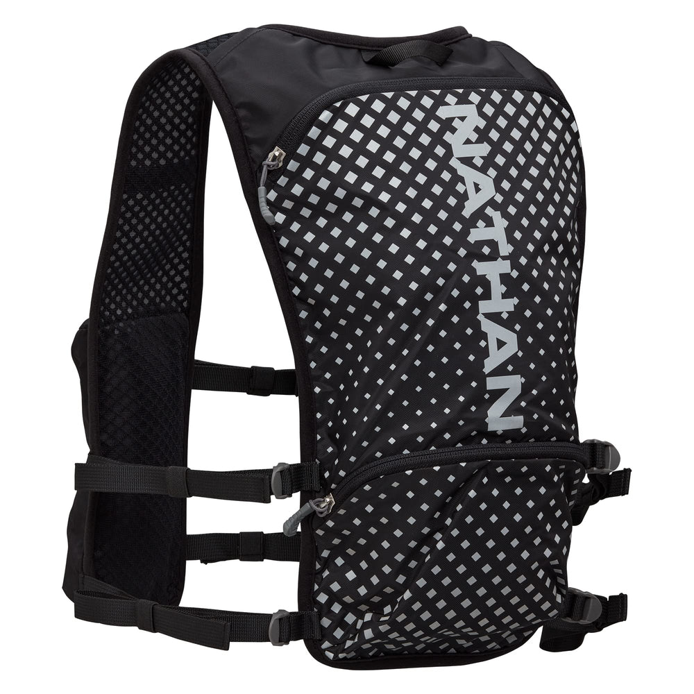 Nathan Hypernight reflective strap boosts visibility at night.