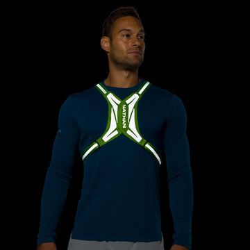 Nathan Hypernight Reflective Vest Lite compact design for easy packing and travel.