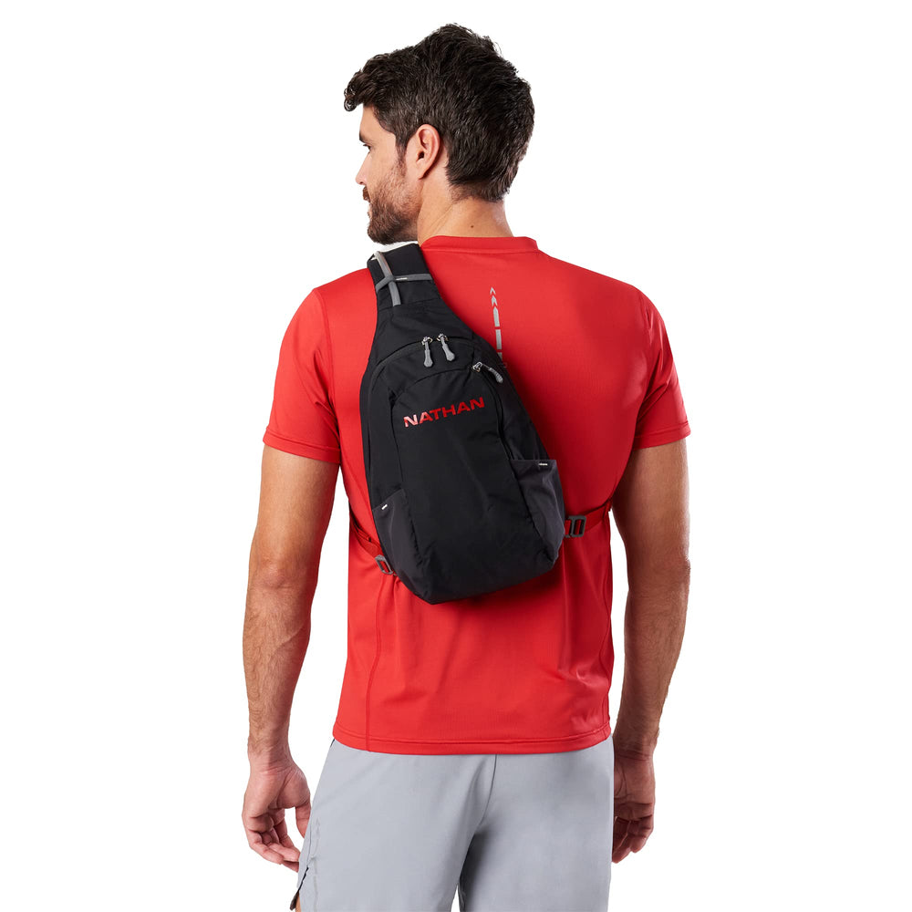 Nathan Limitless 8L breathable shoulder straps stay cool during workouts
