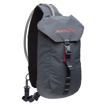 Nathan Limitless Sling front pocket for phone offers quick access during a run.