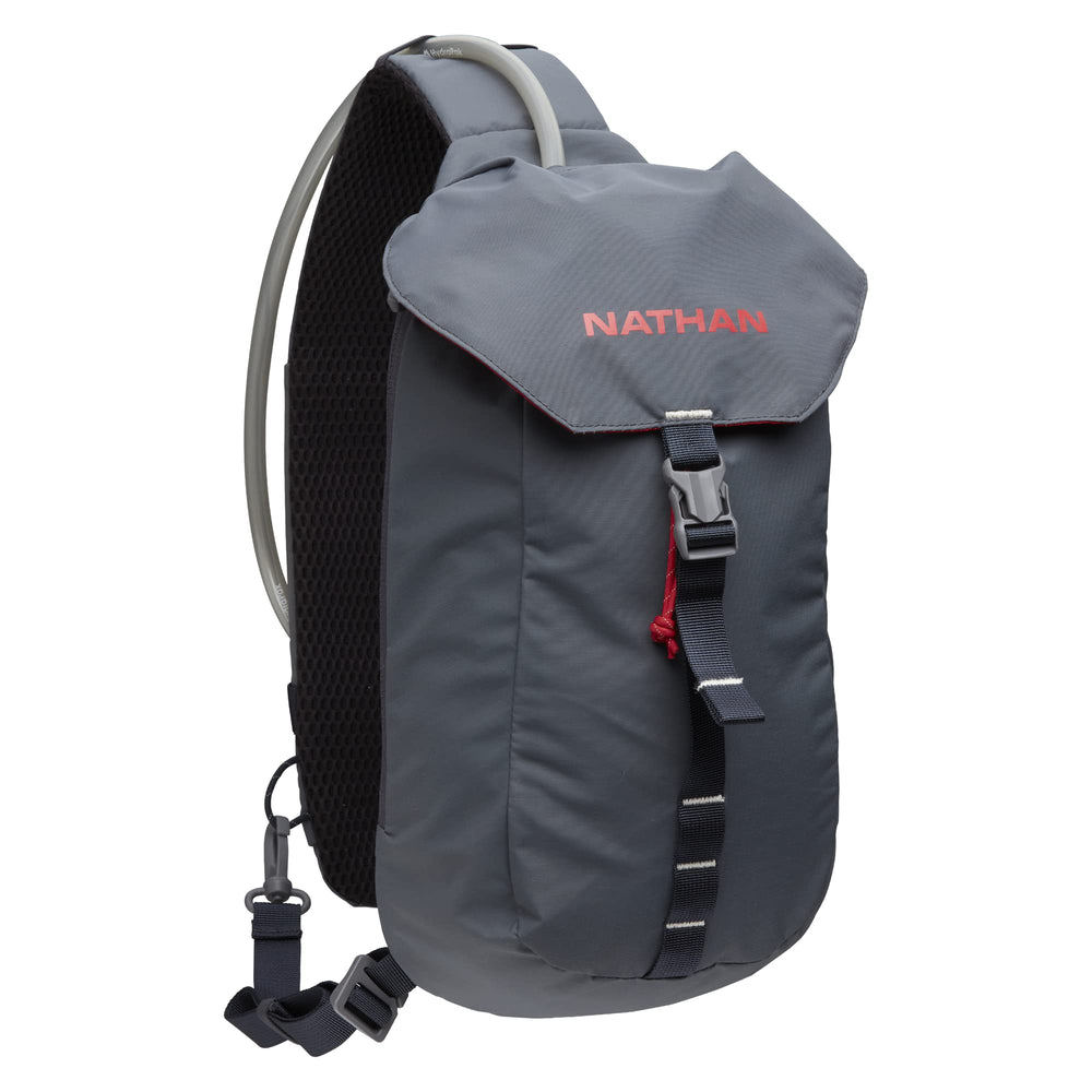 Nathan Limitless Sling front pocket for phone offers quick access during a run.
