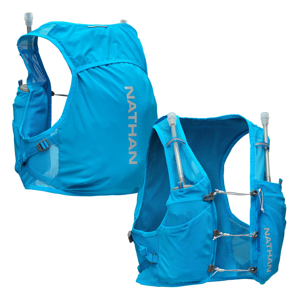 Nathan Pinnacle Breeze front view shows lightweight fit for long runs