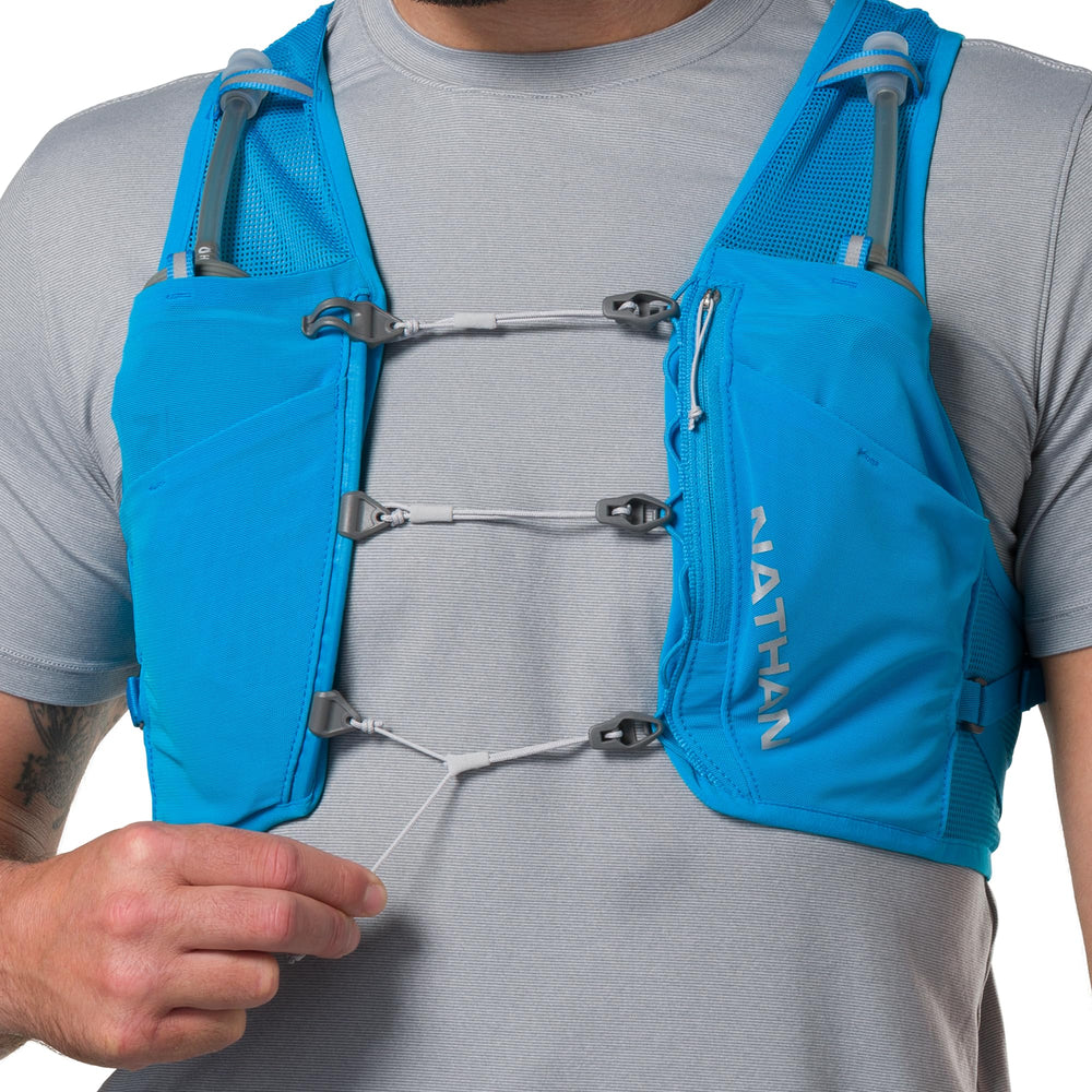 Nathan Pinnacle Breeze front zip pocket keeps valuables secure during workouts