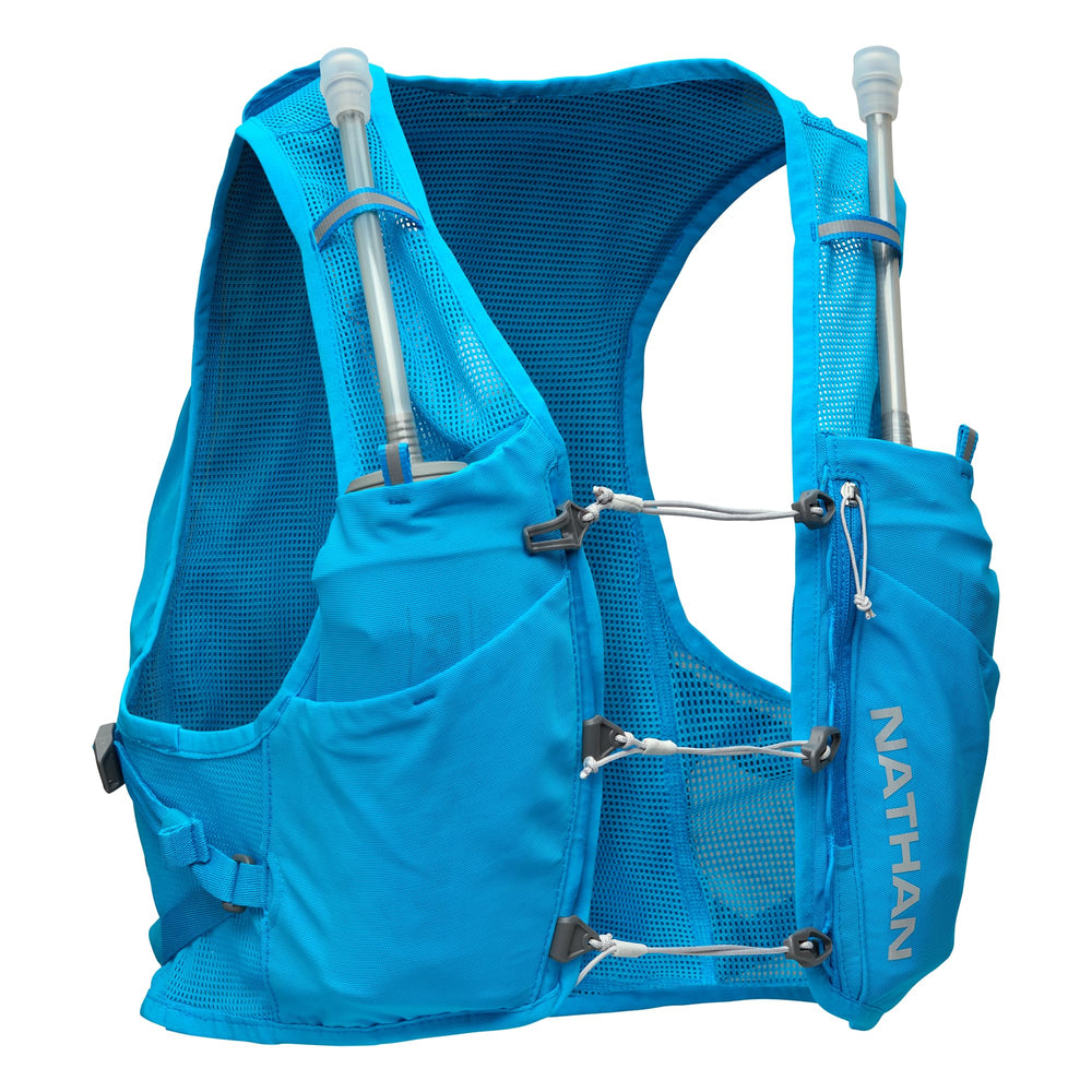 Nathan Pinnacle Breeze vest side ventilation highlights breathable mesh for hot-weather training