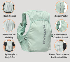 Nathan Pinnacle Breeze Quick-Fit sternum slider offers micro-adjustable security