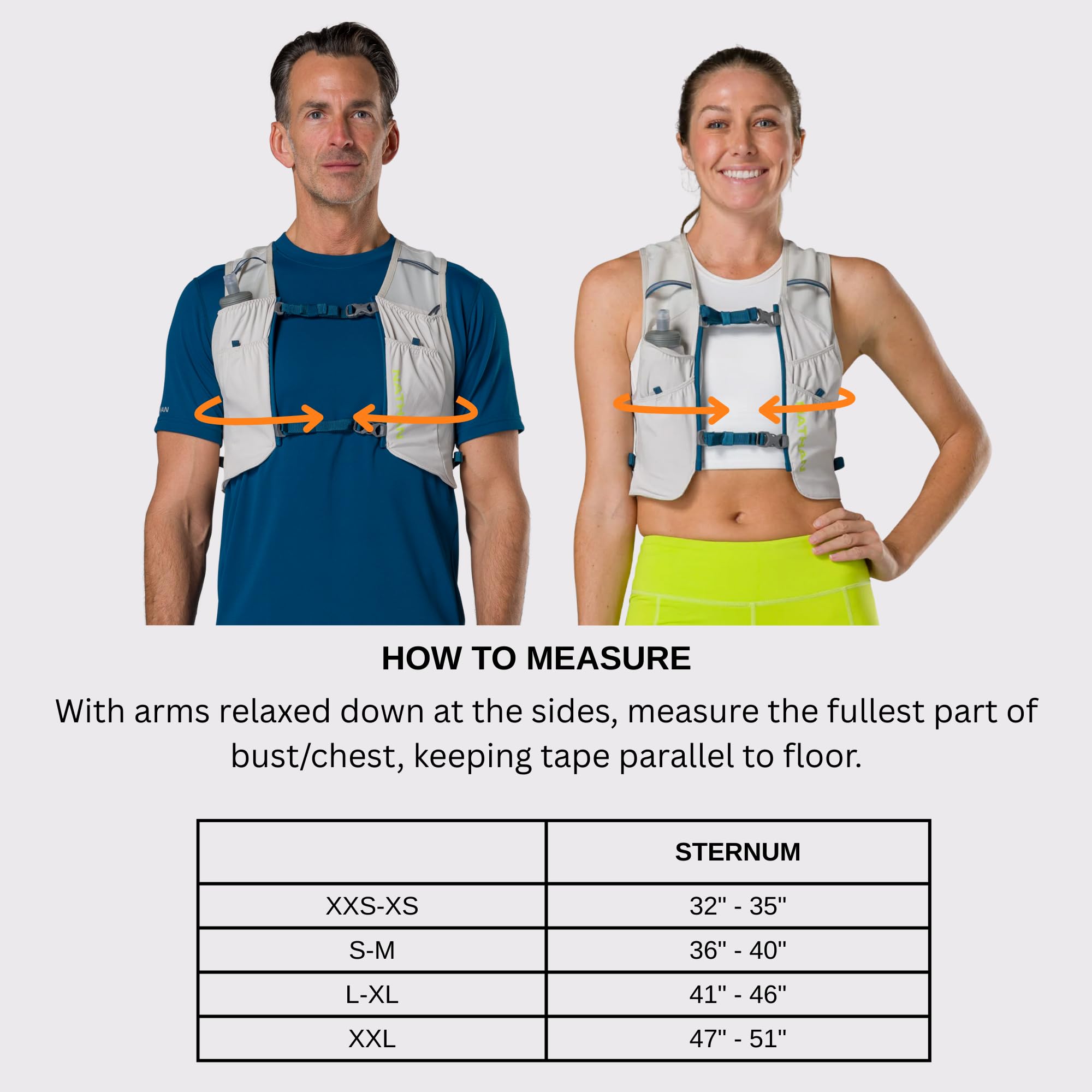 Nathan Pinnacle Featherlite Vapor Grey vest highlights lightweight comfort and storage