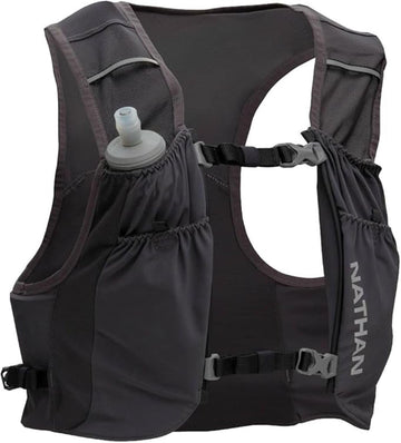 Nathan Pinnacle FeatherLite front view with bounce-control for stable road and trail runs.