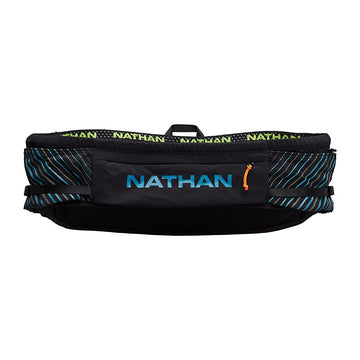 Nathan Pinnacle hydration waistbelt with front pocket for quick access