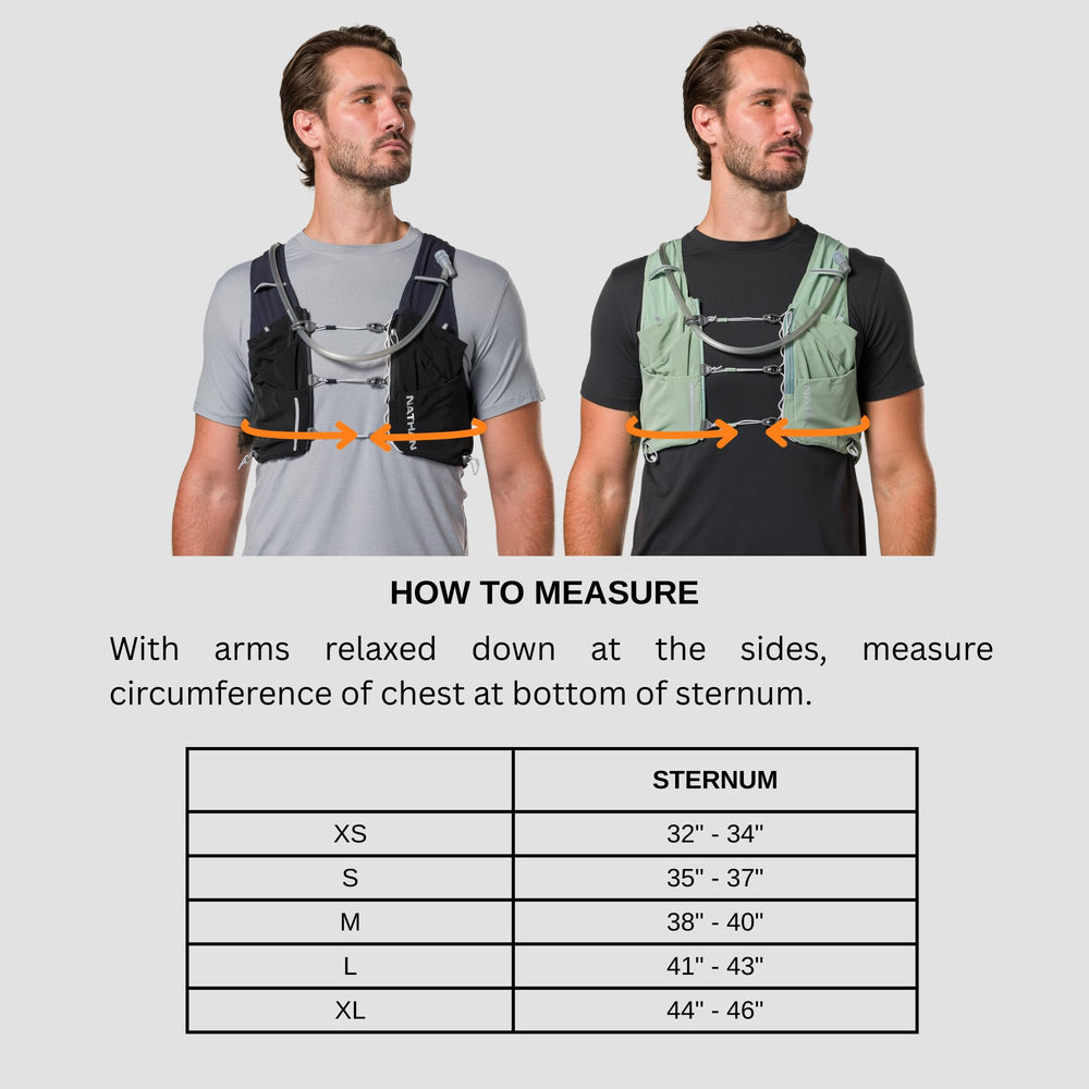 Nathan Pinnacle Pro 12L back pocket offers substantial storage for hydration planning.